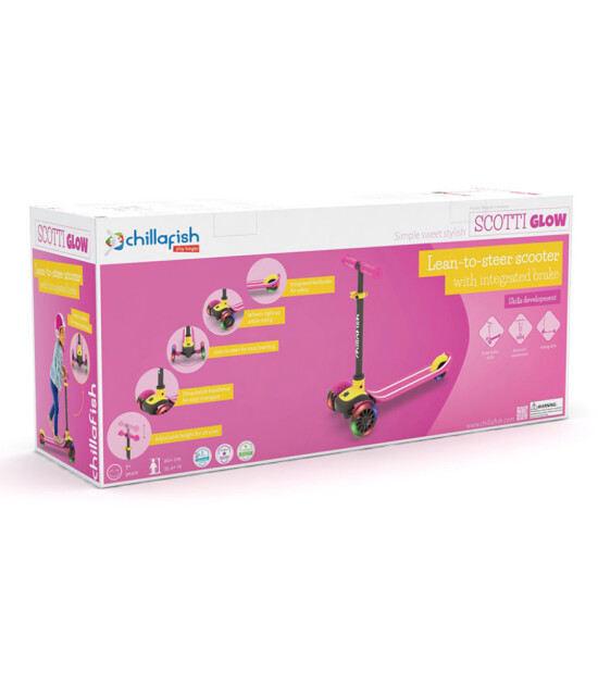 Chillafish Scotti Glow Işıklı Scooter // Pembe