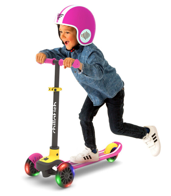 Chillafish Scotti Glow Işıklı Scooter // Pembe