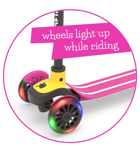 Chillafish Scotti Glow Işıklı Scooter // Pembe