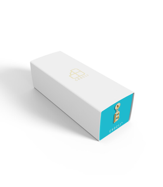 Chocli Altın Kaplama Kolye & Bileklik Charm (18 Ayar) // B