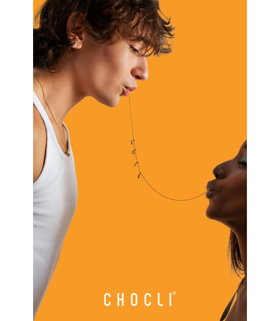 Chocli Altın Kaplama Kolye & Bileklik Charm (18 Ayar) // L