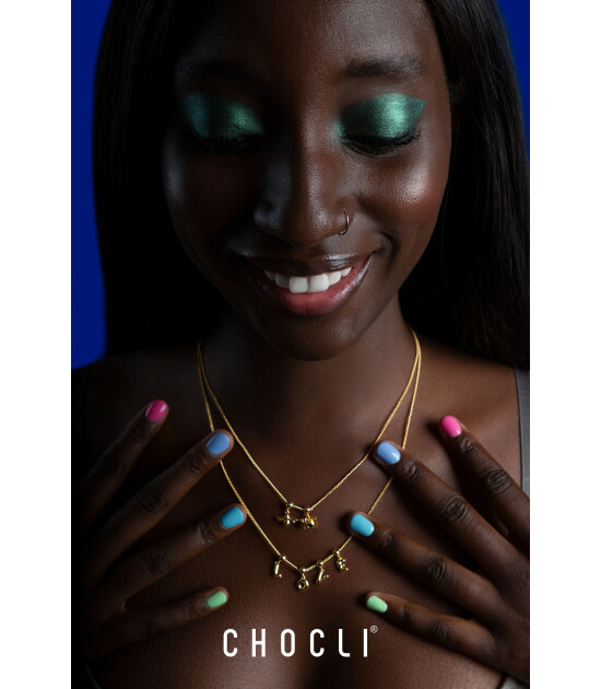 Chocli Altın Kaplama Kolye & Bileklik Charm (18 Ayar) // P