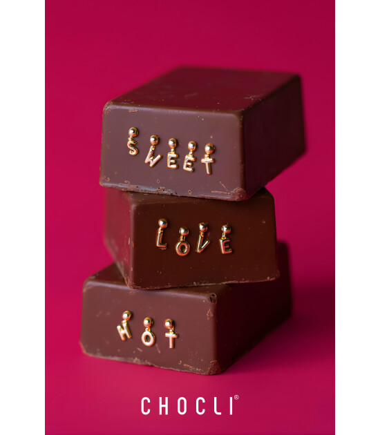 Chocli Altın Kaplama Kolye & Bileklik Charm (18 Ayar) // Q