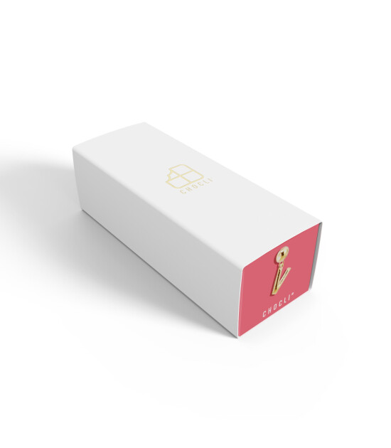 Chocli Altın Kaplama Kolye & Bileklik Charm (18 Ayar) // V