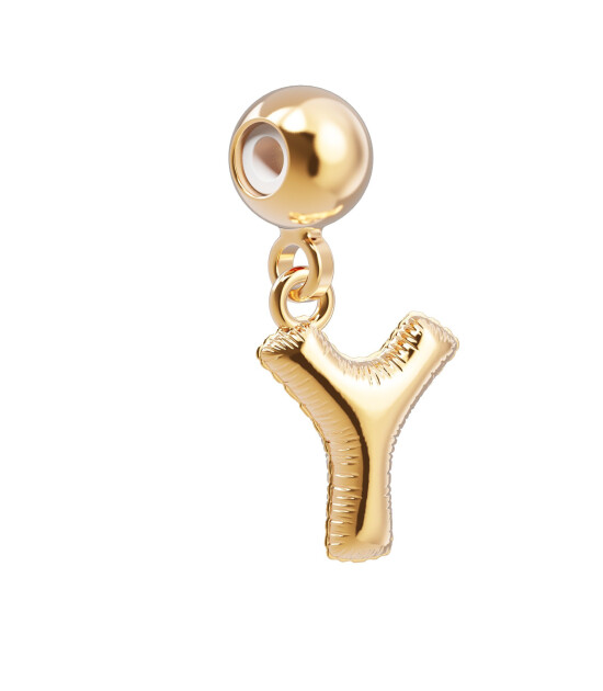 Chocli Altın Kaplama Kolye & Bileklik Charm (18 Ayar) // Y