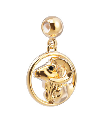 Chocli Altın Kaplama Kolye & Bileklik Charm (18 Ayar) // Koç