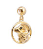 Chocli 18 Ayar Altın Kaplama Charm - Ko&ccedil; Burcu
