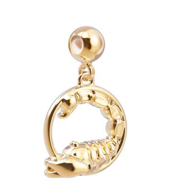 Chocli 18 Ayar Altın Kaplama Charm - Akrep Burcu