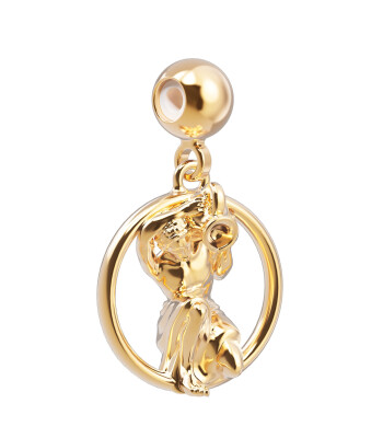 Chocli 18 Ayar Altın Kaplama Charm - Kova Burcu