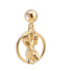 Chocli 18 Ayar Altın Kaplama Charm - Kova Burcu