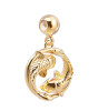 Chocli 18 Ayar Altın Kaplama Charm - Balık Burcu