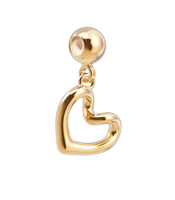 Chocli Altın Kaplama Kolye & Bileklik Charm (18 Ayar) // Heart