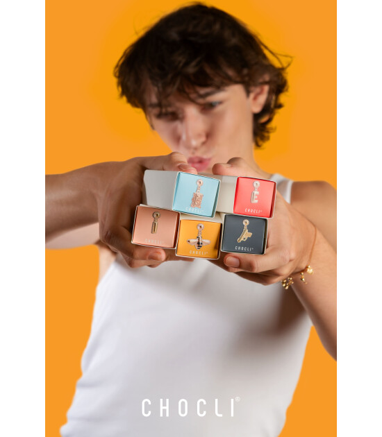 Chocli Altın Kaplama Kolye & Bileklik Charm (18 Ayar) // Pusula