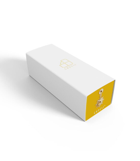 Chocli 18 Ayar Altın Kaplama Charm - G&uuml;neş