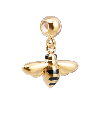 Chocli 18 Ayar Altın Kaplama Charm - Arı