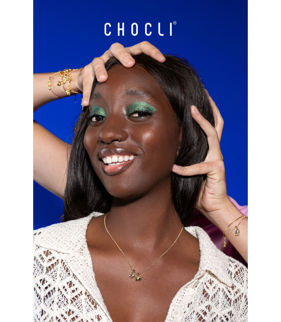 Chocli 18 Ayar Altın Kaplama Charm - Kulaklık