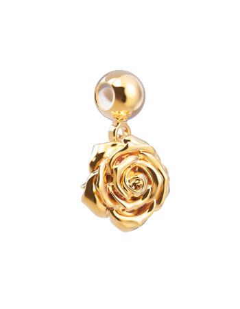 Chocli 18 Ayar Altın Kaplama Charm -  Rose