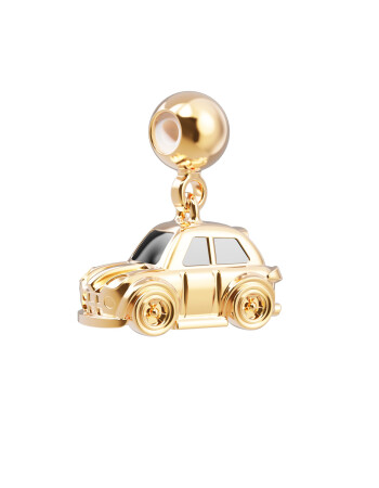 Chocli 18 Ayar Altın Kaplama Charm - Araba