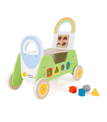 Classic World Ahşap Yürüme Arkadaşı // Gökkuşağı