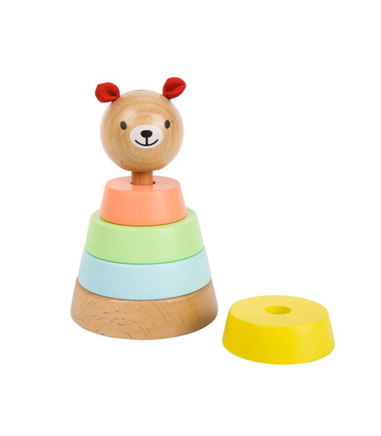 Classic World Ahşap Dizme Oyuncağı // Bear Tower