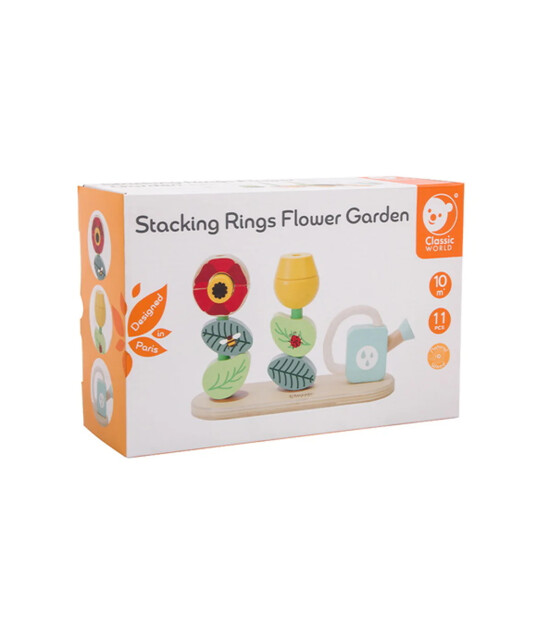 Classic World Ahşap Dizme Oyunu // Flower Garden