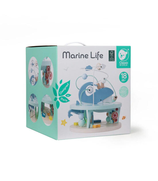Classic World Ahşap  Aktivite Oyuncağı - Deniz Yaşamı