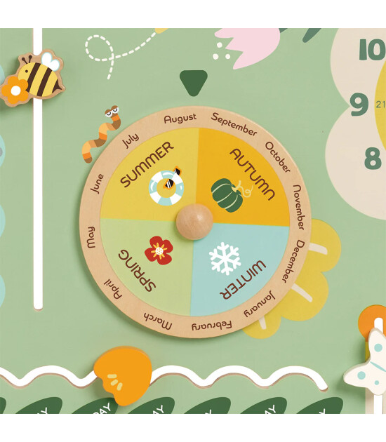 Classic World Ahşap Vintage Takvim