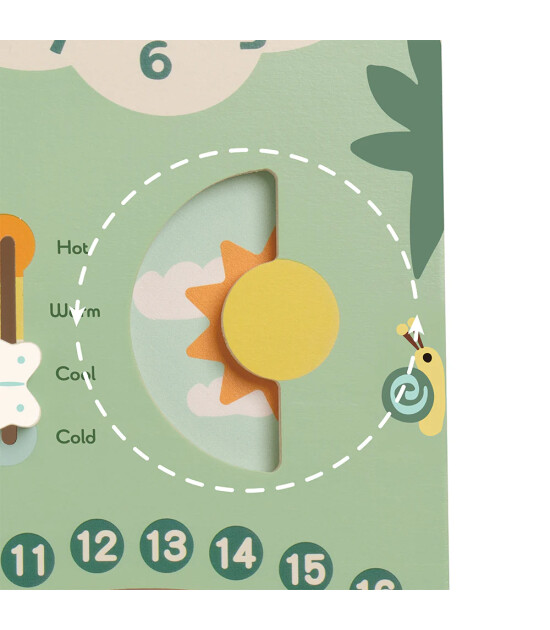 Classic World Ahşap Vintage Takvim