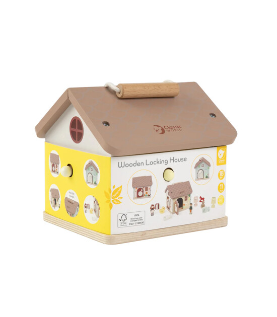 Classic World Kilitli Ahşap Ev