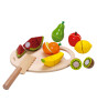 Classic World Ahşap Meyve Sebze Kesme Oyunu 17 Parça
