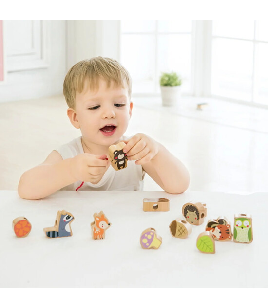 Classic World Ahşap Boncuk Dizme Oyunu // Forest