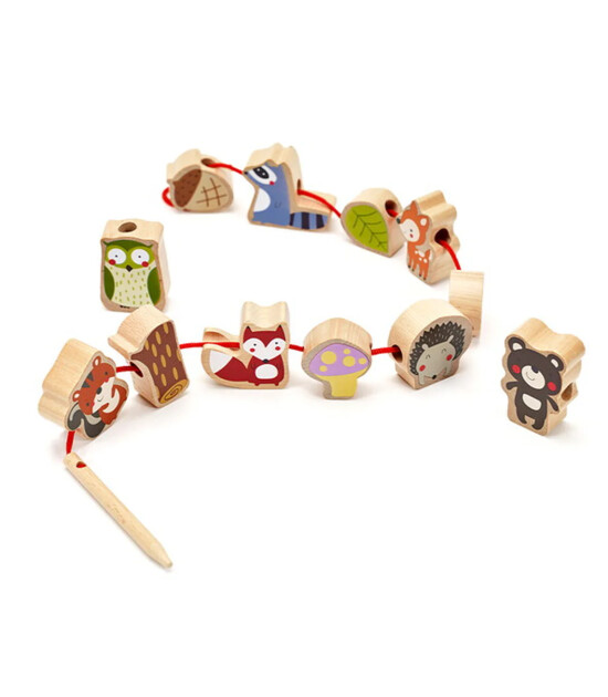 Classic World Ahşap Boncuk Dizme Oyunu // Forest