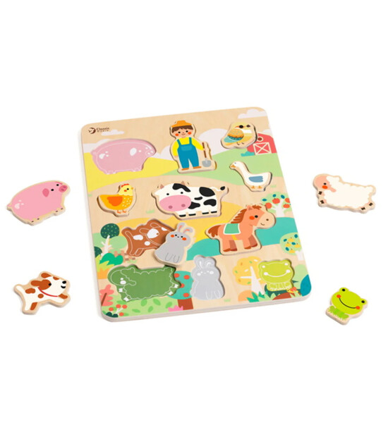 Classic World Ahşap Farm Yapbozu