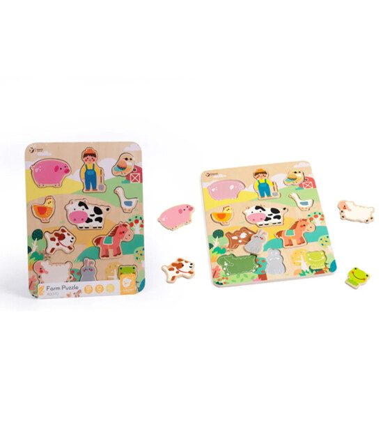 Classic World Ahşap Farm Yapbozu