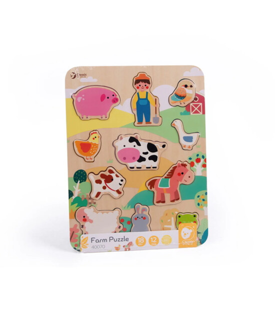 Classic World Ahşap Farm Yapbozu