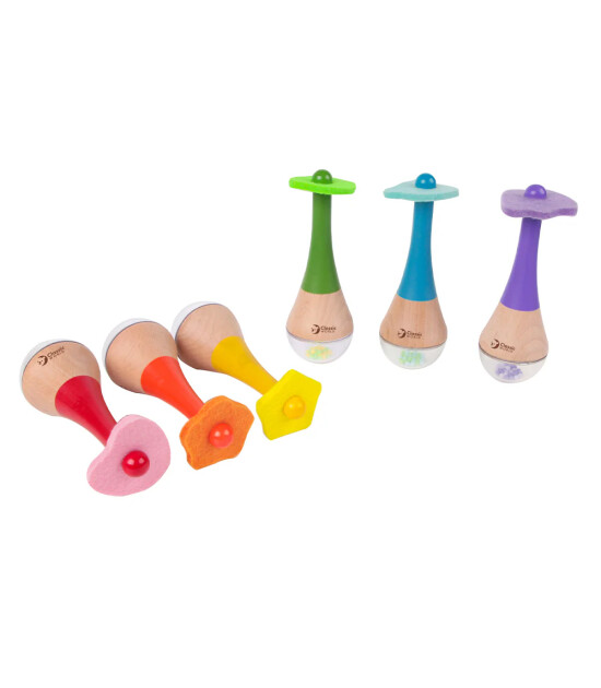 Classic World Ahşap Marakas // Turuncu