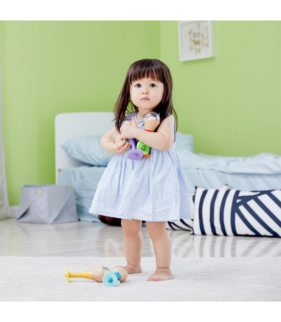 Classic World Ahşap Marakas // Turuncu