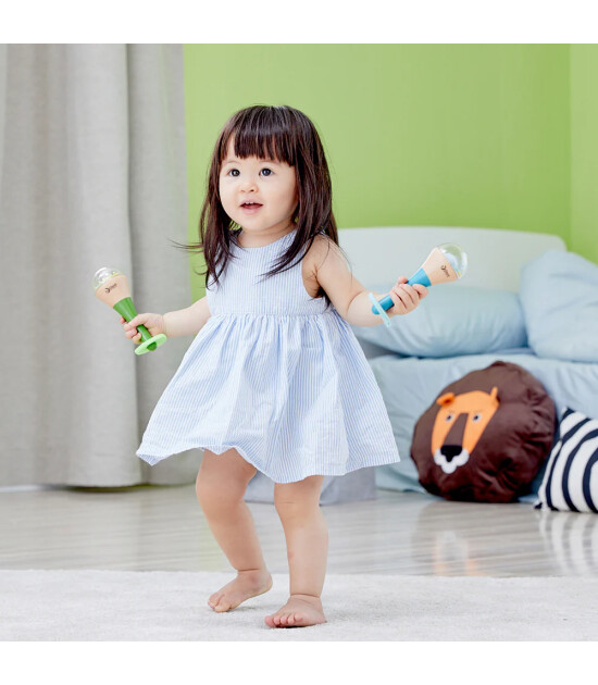 Classic World Ahşap Marakas // Yeşil