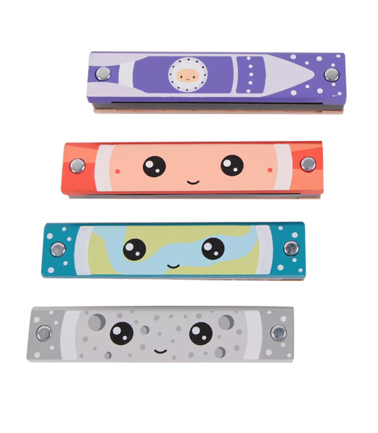 Classic World Ahşap Mızıka - Mavi