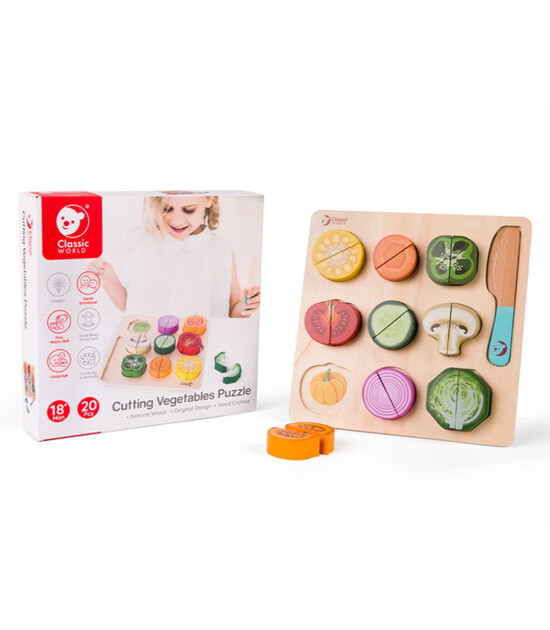 Classic World Sebze Kesme Yapbozu