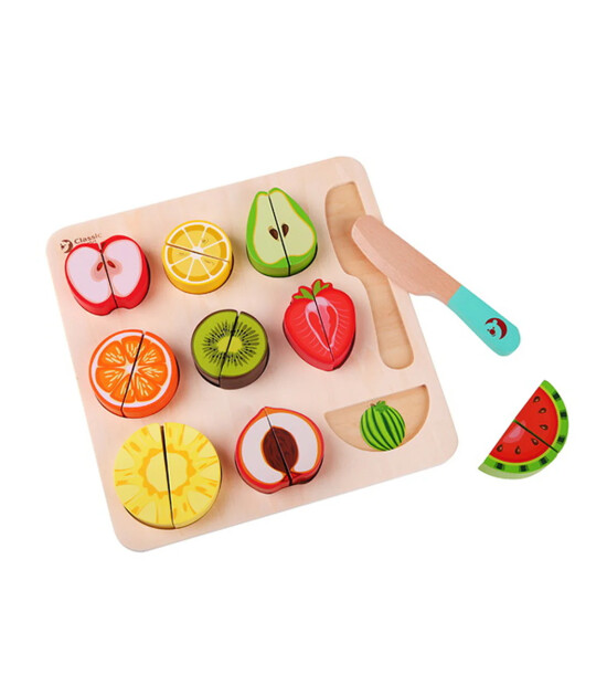 Classic World Ahşap Meyve Kesme Yapbozu