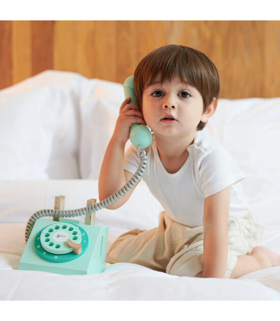 Classic World Ahşap Oyuncak Telefon