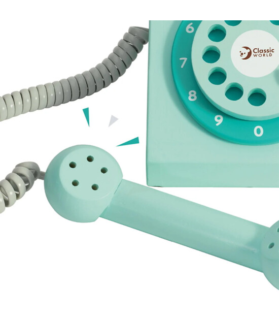 Classic World Ahşap Oyuncak Telefon