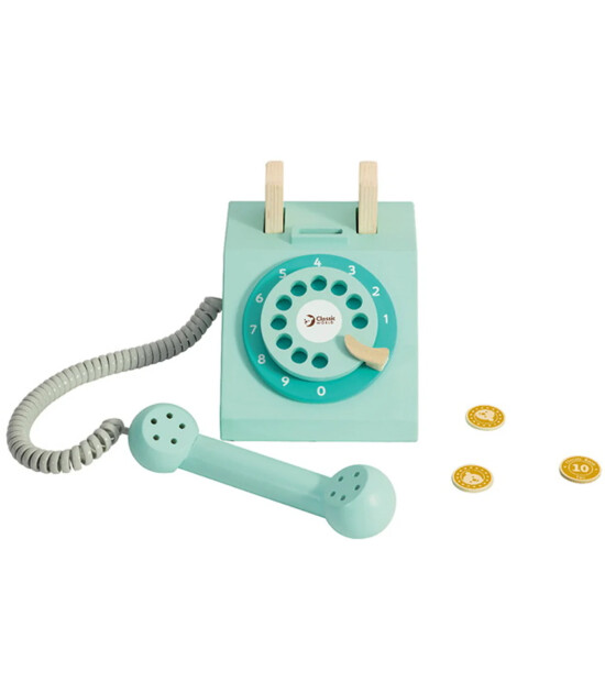 Classic World Ahşap Oyuncak Telefon
