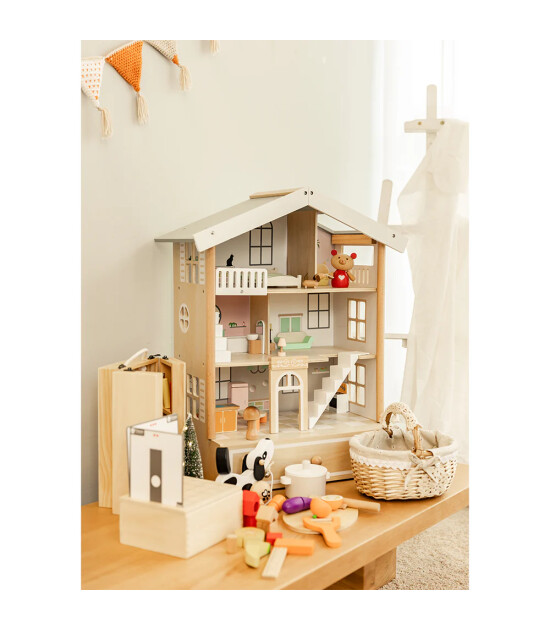 Classic World Ahşap Happy Bebek Evi