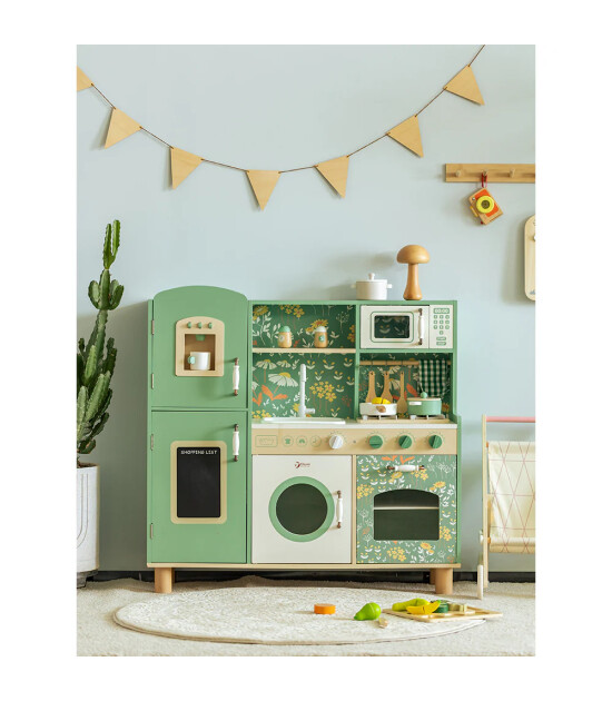 Classic World Ahşap Vintage Mutfak