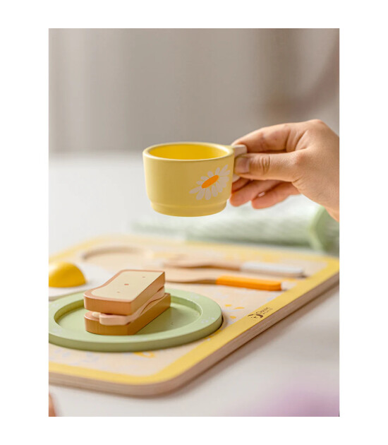 Classic World Ahşap Vintage Kahvaltı Seti