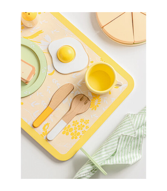 Classic World Ahşap Vintage Kahvaltı Seti