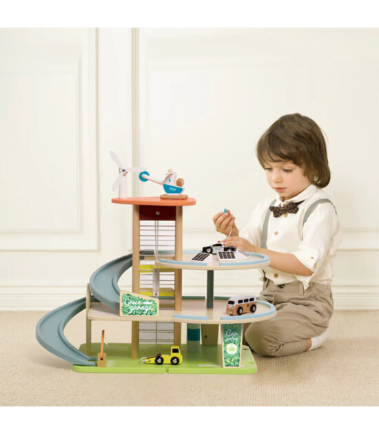 Classic World Ahşap Yeşil Garaj