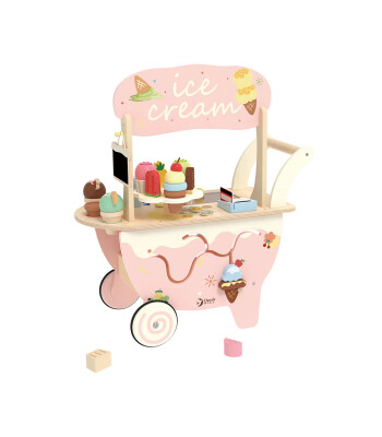 Classic World Ahşap Dondurma Arabası